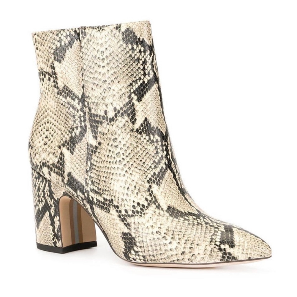 Sam Edelman Hilty Boot - leather snake skin print